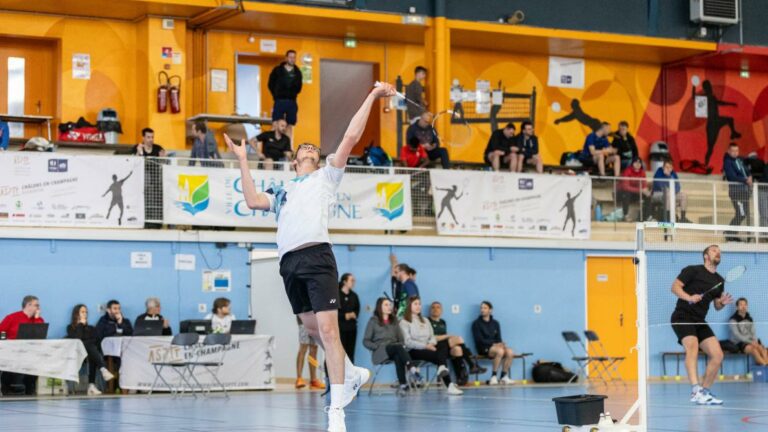 Domination de Charleville-Mézières au tournoi National de badminton de l'ASPTT Châlons