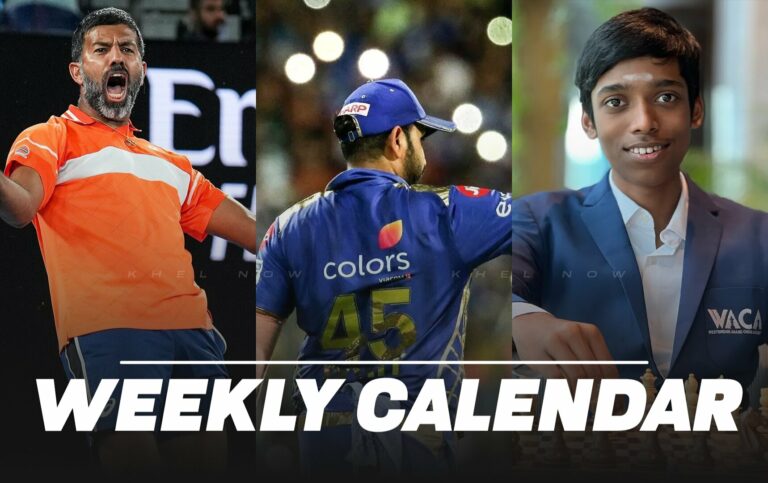 Indian Sports Calendar April 2024: Events to watch in second week of April – Khel Now