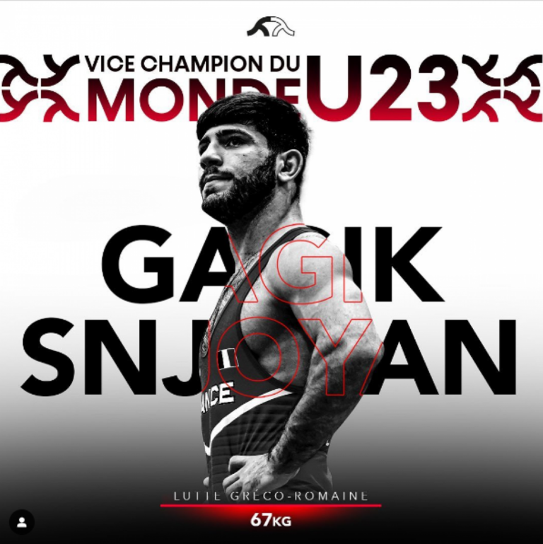 JO 2024 : le lutteur franco-arménien Snjoyan dit adieu à sa participation aux Jeux