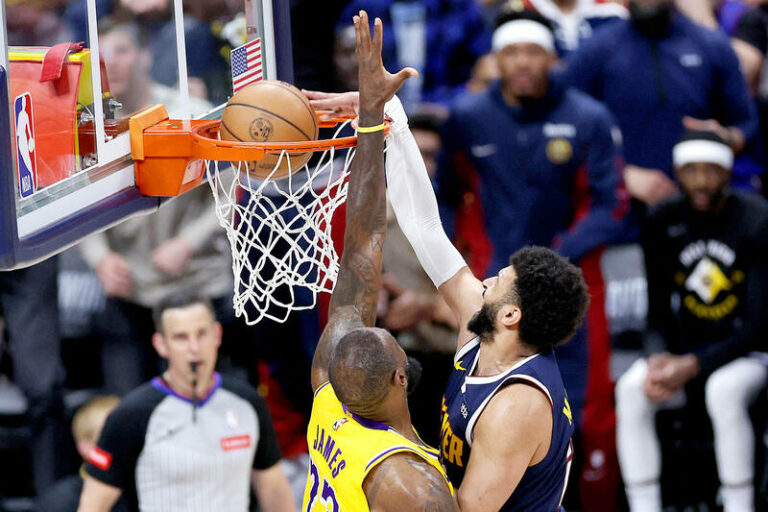 Nuggets oust LeBron, Lakers – Taipei Times