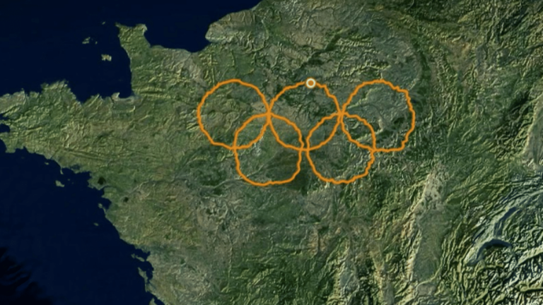 Paris 2024 : deux cyclistes amateurs parcourent 2 196 kilomètres pour tracer les anneaux …