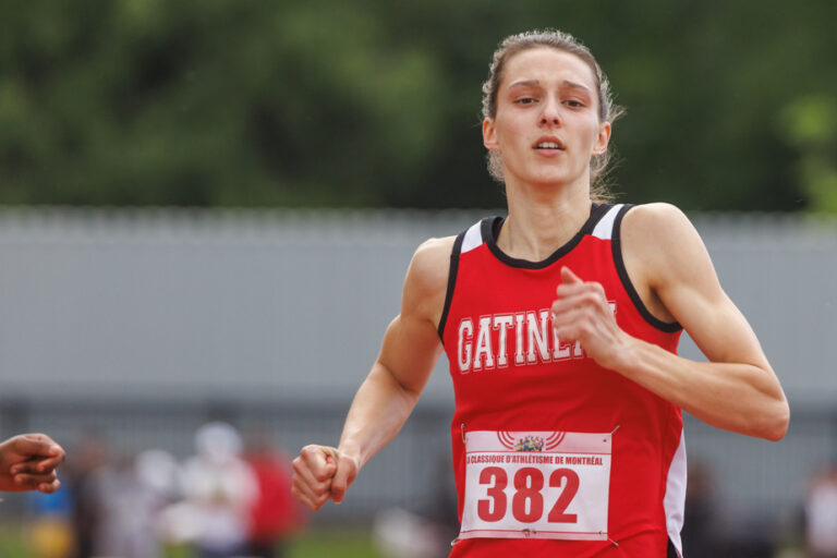 Record au 100 mètres pour Audrey Leduc | Coup de tonnerre dans l'athlétisme canadien