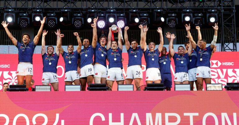 Rugby à 7 : Antoine Dupont et les Bleus remportent le tournoi de Madrid, à moins de deux …